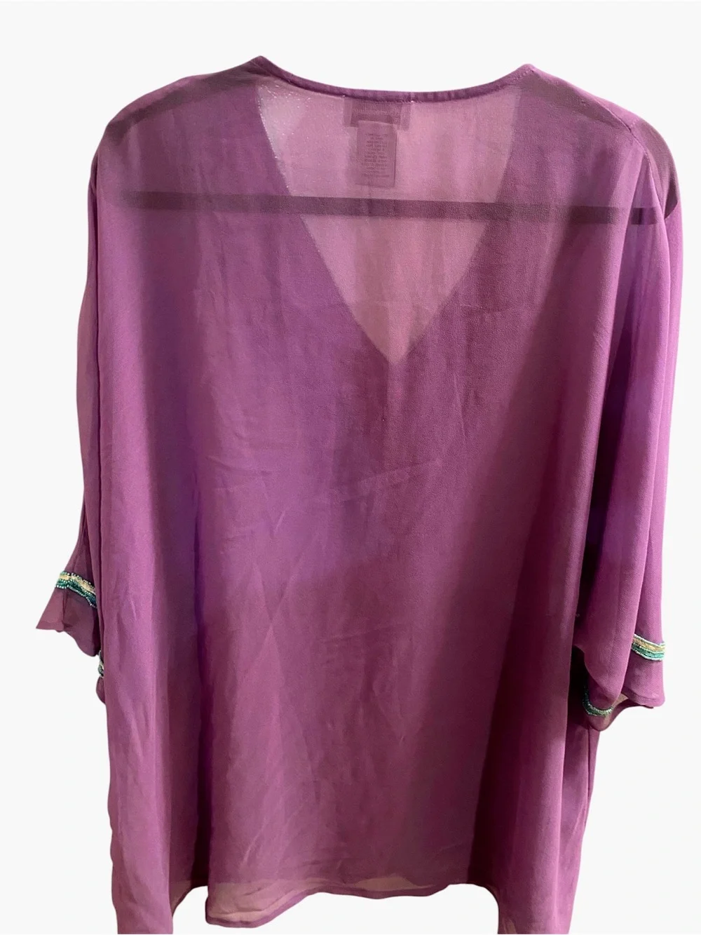 Soft Surroundings
Purple Embroidered Tunic
Teal/Cream Accents
Size 3X
NWOT - Picture 3 of 8